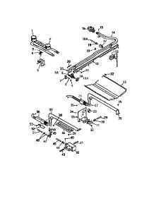 05 - Burner Assembly parts for Frigidaire Range GF980HXW0 from AppliancePartsPros.com