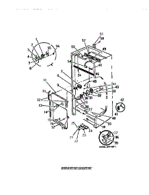 09 - Interior Cabinet parts for Frigidaire Freezer UFP19DL1 from AppliancePartsPros.com