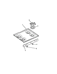 15 - Cooktop parts for Frigidaire Range GG26CW1 from AppliancePartsPros.com