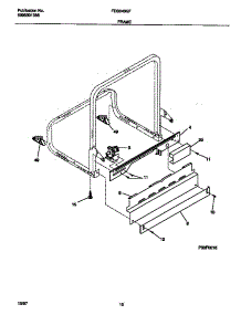 06 - Frame parts for Frigidaire Dishwasher FDB949GFB1 from AppliancePartsPros.com