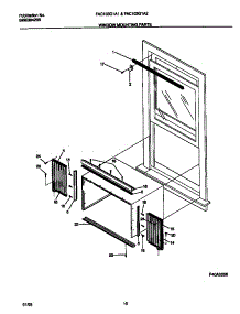 06 - Window  Mounting  Parts parts for Frigidaire Air Conditioner FAC103G1A2 from AppliancePartsPros.com