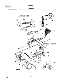 06 - Controls parts for Frigidaire Refrigerator FRS22ZRGW1 from AppliancePartsPros.com