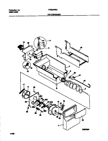 09 - Ice Container parts for Frigidaire Refrigerator FRS24WSGW1 from AppliancePartsPros.com