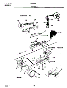 06 - Controls parts for Frigidaire Refrigerator FRS22ZRGW2 from AppliancePartsPros.com