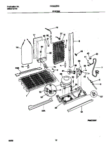 07 - System parts for Frigidaire Refrigerator FRS22ZRGW2 from AppliancePartsPros.com