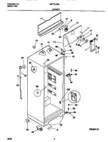 03 - Cabinet parts for Frigidaire Refrigerator MRT15CSEW9 from AppliancePartsPros.com