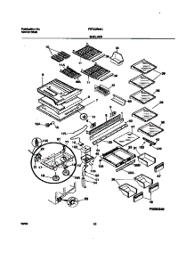 04 - Shelves parts for Frigidaire Refrigerator FRT22RGCW8 from AppliancePartsPros.com