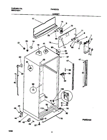 03 - Cabinet parts for Frigidaire Refrigerator F44N21CEW4 from AppliancePartsPros.com