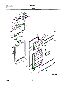02 - Door parts for Frigidaire Refrigerator MRT15CNEW7 from AppliancePartsPros.com