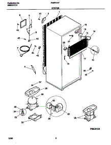 05 - System parts for Frigidaire Refrigerator F44P21ATW0 from AppliancePartsPros.com