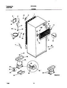 05 - System parts for Frigidaire Refrigerator FRT21NSGW2 from AppliancePartsPros.com