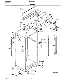 03 - Cabinet parts for Frigidaire Refrigerator MRT18GRGW1 from AppliancePartsPros.com