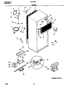 05 - System parts for Frigidaire Refrigerator FRT18JRGW1 from AppliancePartsPros.com