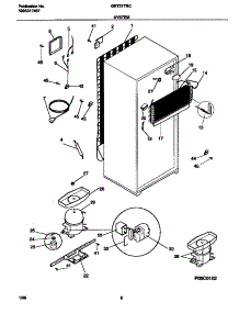05 - System parts for Frigidaire Refrigerator GRT21TRCW2 from AppliancePartsPros.com