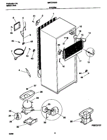 05 - System parts for Frigidaire Refrigerator MRT21NSGW2 from AppliancePartsPros.com