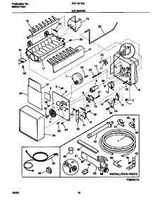 02 - Ice Maker parts for Frigidaire Refrigerator FRT18TRCW7 from AppliancePartsPros.com