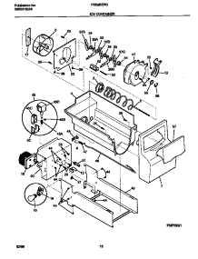 09 - Ice Container parts for Frigidaire Refrigerator FRS26ZRGW6 from AppliancePartsPros.com
