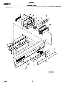 02 - Control Panel parts for Frigidaire Dishwasher FDB836GFS7 from AppliancePartsPros.com
