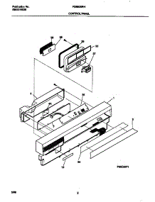 02 - Control Panel parts for Frigidaire Dishwasher FDB935RHS0 from AppliancePartsPros.com