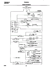11 - Wiring Diagram parts for Frigidaire Refrigerator FRS26WGHW0 from AppliancePartsPros.com