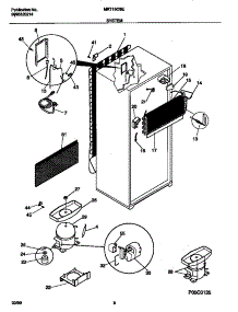 05 - System parts for Frigidaire Refrigerator MRT15CSEWB from AppliancePartsPros.com