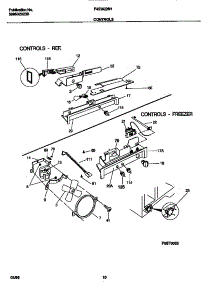 06 - Controls parts for Frigidaire Refrigerator F45WJ26HW0 from AppliancePartsPros.com