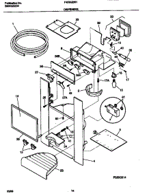 08 - Dispenser parts for Frigidaire Refrigerator F45WJ26HW0 from AppliancePartsPros.com