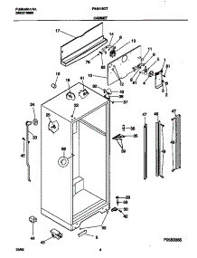 03 - Cabinet parts for Frigidaire Refrigerator F44N18DTW0 from AppliancePartsPros.com
