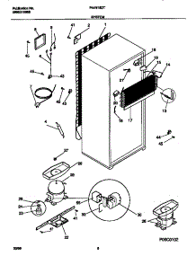 05 - System parts for Frigidaire Refrigerator F44N18DTW0 from AppliancePartsPros.com