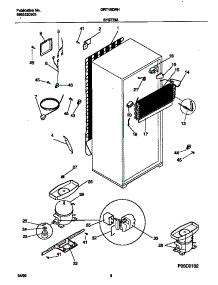 05 - System parts for Frigidaire Refrigerator GRT18DRHW0 from AppliancePartsPros.com