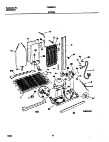 07 - System parts for Frigidaire Refrigerator FRS26ZGHW0 from AppliancePartsPros.com