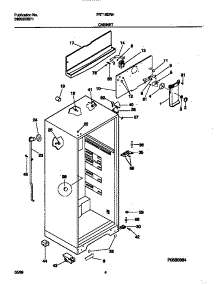 03 - Cabinet parts for Frigidaire Refrigerator FRT18DRHW0 from AppliancePartsPros.com