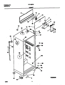 03 - Cabinet parts for Frigidaire Refrigerator FRT18IDRHW0 from AppliancePartsPros.com