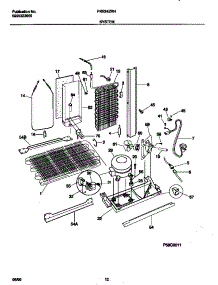 07 - System parts for Frigidaire Refrigerator FRS24ZRHW0 from AppliancePartsPros.com