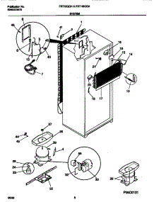 05 - System parts for Frigidaire Refrigerator FRT18IQGHW0 from AppliancePartsPros.com