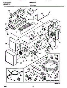 06 - Ice Maker parts for Frigidaire Refrigerator FRT18IQGHW0 from AppliancePartsPros.com