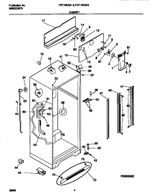 03 - Cabinet parts for Frigidaire Refrigerator FRT18QGHW0 from AppliancePartsPros.com