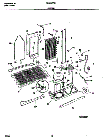 07 - System parts for Frigidaire Refrigerator FRS20WRHW1 from AppliancePartsPros.com