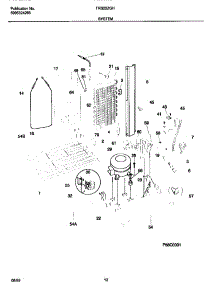 07 - System parts for Frigidaire Refrigerator FRS22ZGHW0 from AppliancePartsPros.com