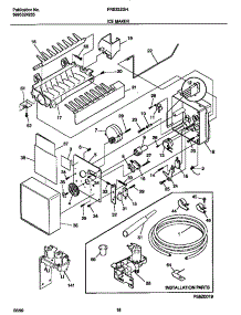 10 - Ice Maker parts for Frigidaire Refrigerator FRS22ZGHW0 from AppliancePartsPros.com