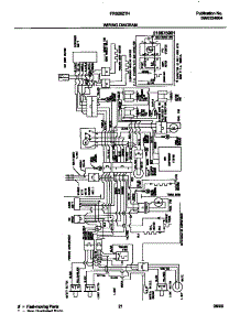 12 - Wiring Diagram parts for Frigidaire Refrigerator FRS26ZTHW0 from AppliancePartsPros.com
