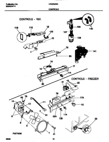 06 - Controls parts for Frigidaire Refrigerator FRS26ZNHW0 from AppliancePartsPros.com
