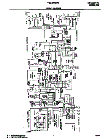 12 - Wiring Diagram parts for Frigidaire Refrigerator FRS24MWGW3 from AppliancePartsPros.com