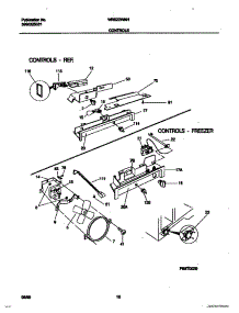 06 - Controls parts for Frigidaire Refrigerator WRS22WNHW0 from AppliancePartsPros.com