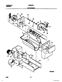 09 - Ice Container parts for Frigidaire Refrigerator WRS22WNHW0 from AppliancePartsPros.com