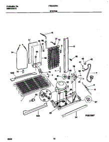 07 - System parts for Frigidaire Refrigerator FRS24ZRHW1 from AppliancePartsPros.com