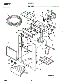08 - Ice Dispenser parts for Frigidaire Refrigerator FRS24ZRHW1 from AppliancePartsPros.com