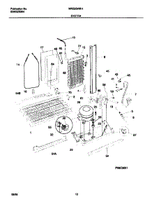 07 - System parts for Frigidaire Refrigerator WRS20WRHD0 from AppliancePartsPros.com