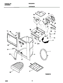 08 - Ice Dispenser parts for Frigidaire Refrigerator WRS20WRHW0 from AppliancePartsPros.com