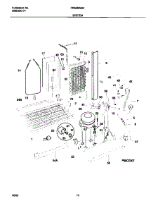 07 - System parts for Frigidaire Refrigerator FRS26WGHD2 from AppliancePartsPros.com